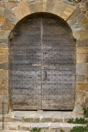 Alte Tür in Frankreich
