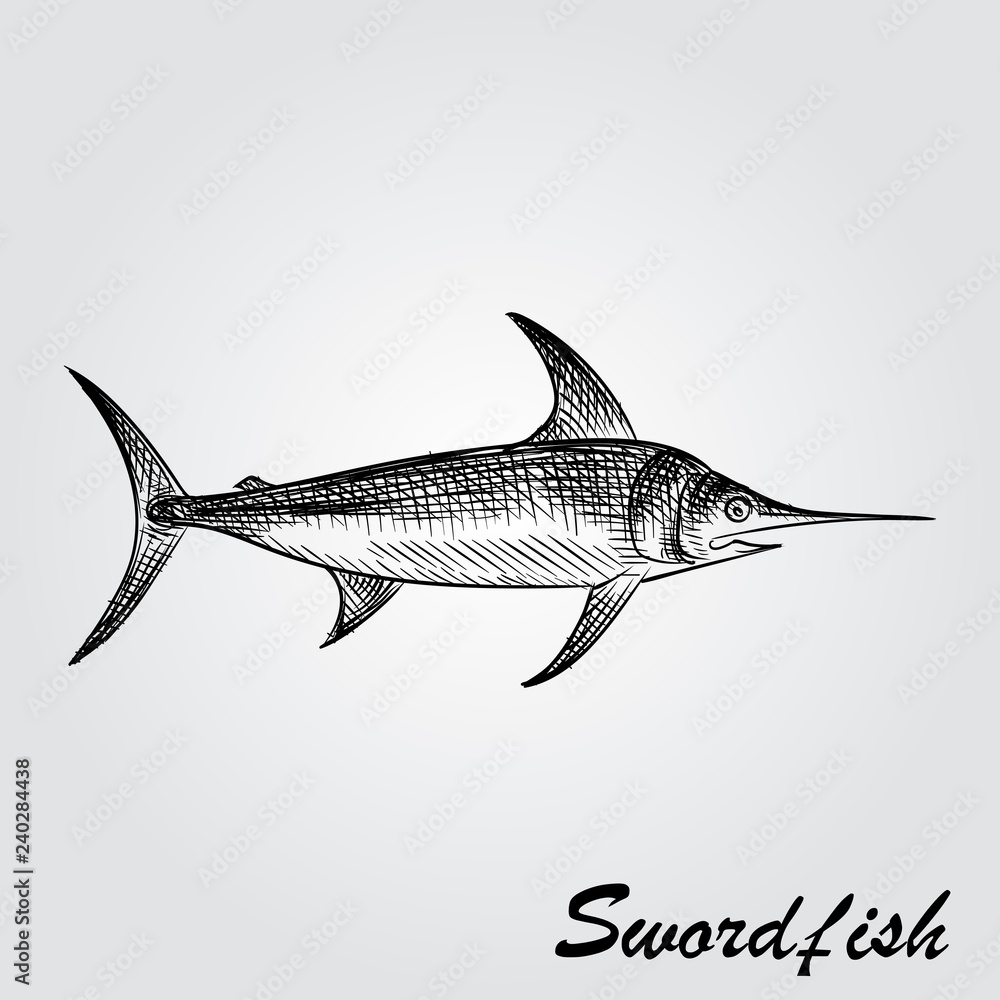 Swordfish Outline