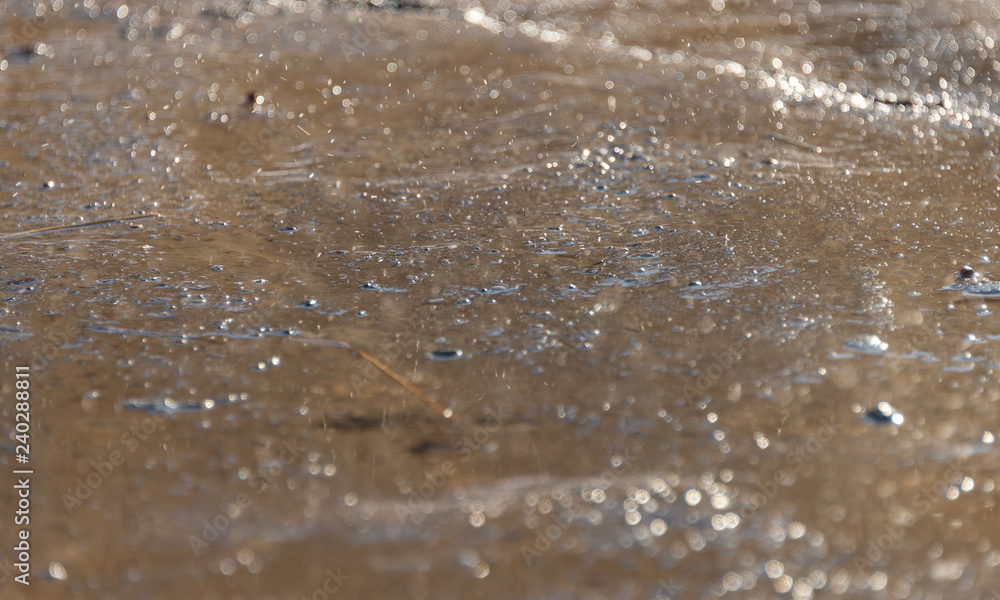 Rain fall on the ground in rains season Rain fall on the ground in rains season