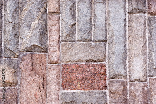 Granite wall, texture