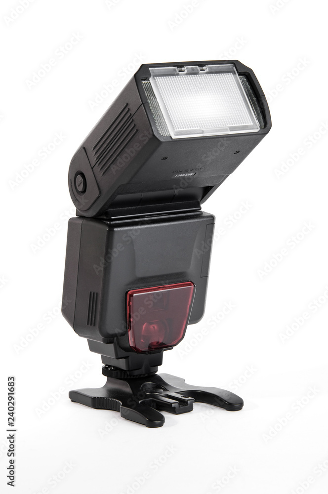 camera flash isolated on white background camera flash isolated on white background