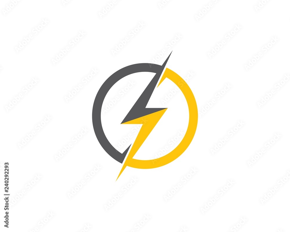 flash power of energy and electric illustration flash power of energy and electric illustration