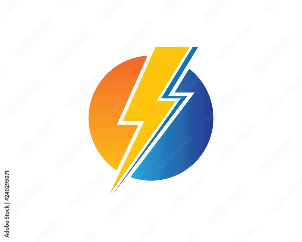 flash power of energy and electric illustration flash power of energy and electric illustration