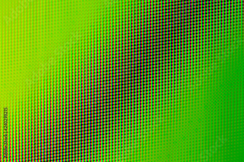 Close up of a high resolution computer display as a green abstract background.