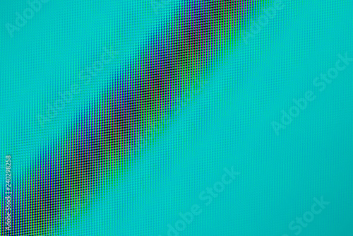 Close up of a high resolution computer display as a green abstract background.