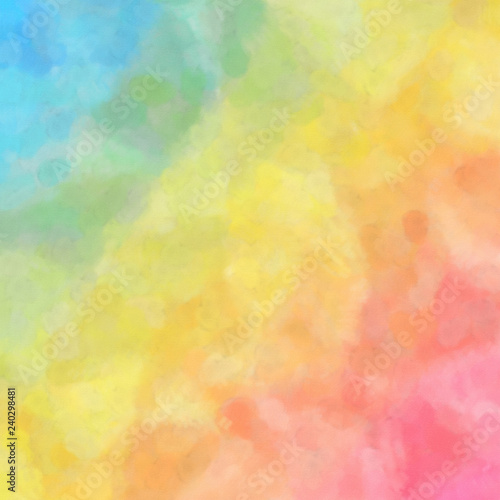 Rainbow Watercolor Background