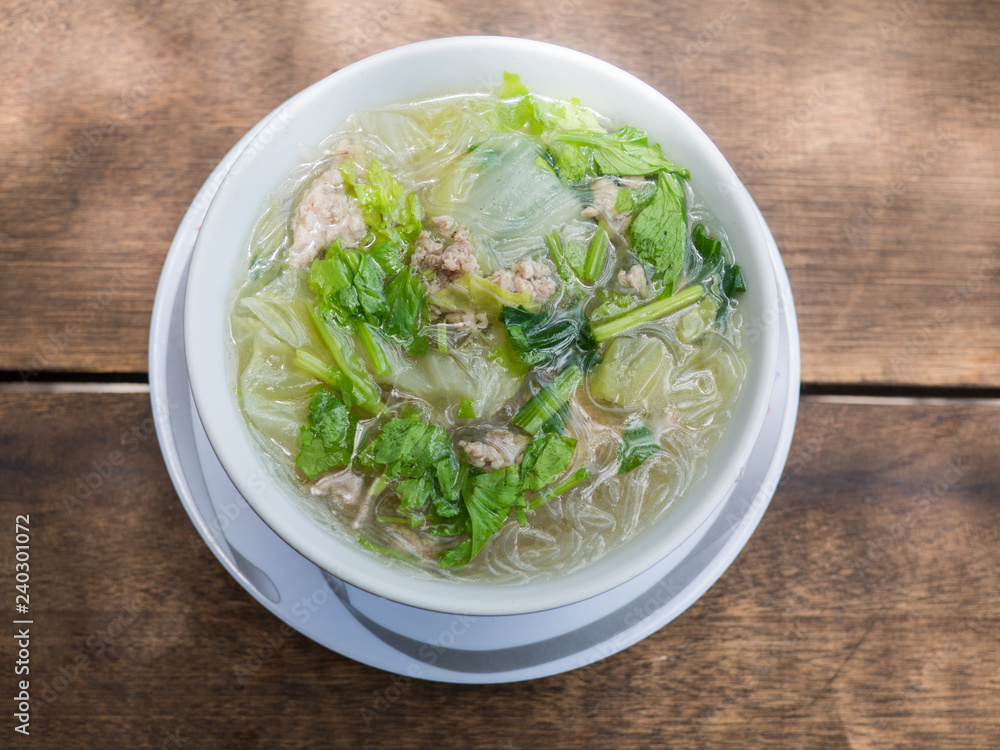 Tom Jued - fresh thai soup Tom Jued - fresh thai soup