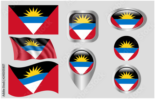 Flag of Antigua and Barbuda Free Download Flag of Antigua and Barbuda - GFXLoad