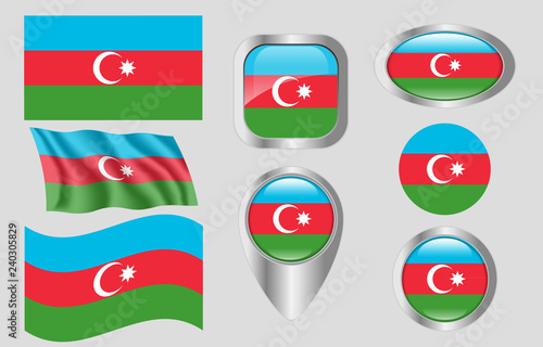 Flag of Azerbaijan Free Download Flag of Azerbaijan - GFXLoad