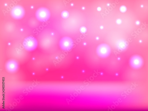 Colorful abstract pink shiny background. Vector illustration.