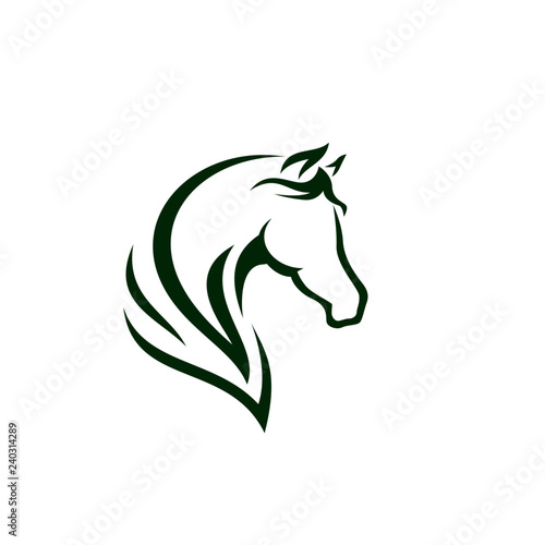 Fototapeta Naklejka Na Ścianę i Meble -  horse logo template