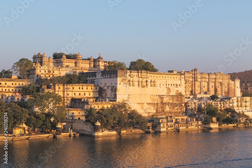 Udaipur City Palace in Rajasthan state of India