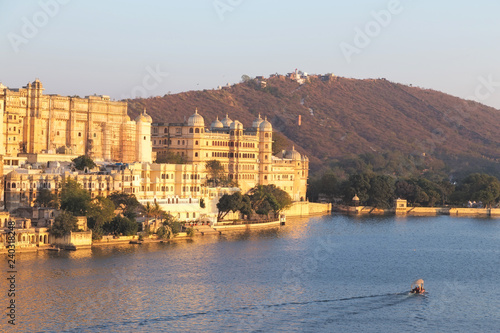 Udaipur City Palace in Rajasthan state of India