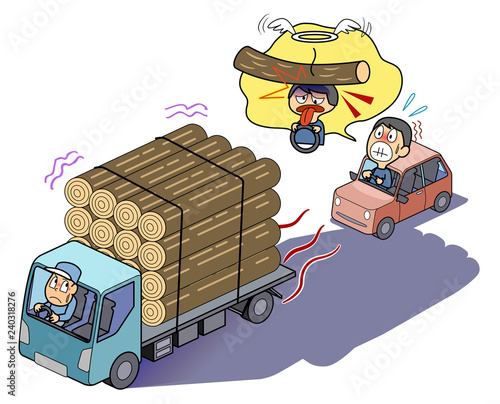 過積載トラック