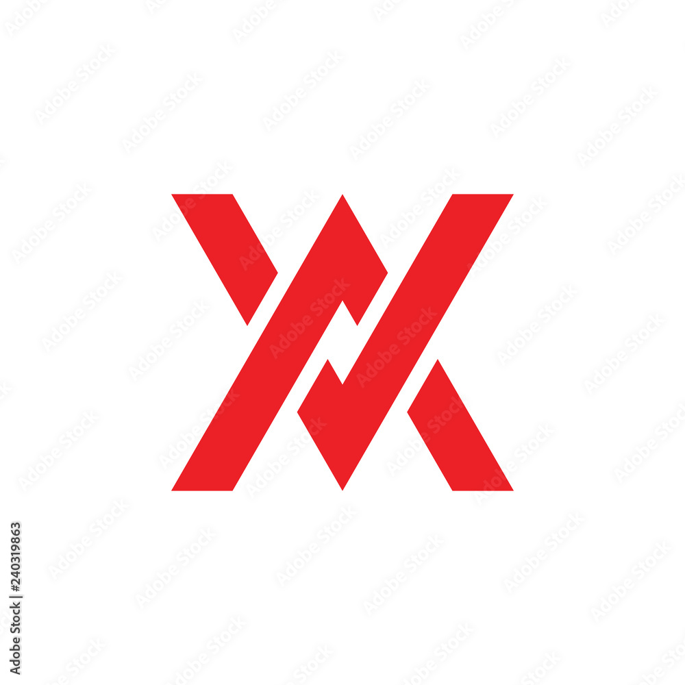 letter av linked arrows geometric logo letter av linked arrows geometric logo