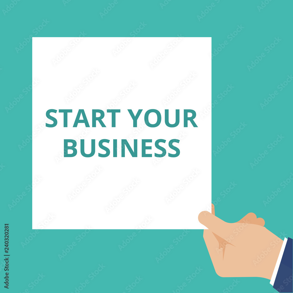 Writing note showing Start Your Business. Writing note showing Start Your Business.
