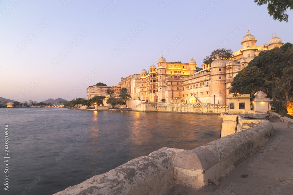 Udaipur City Palace in Rajasthan state of India Udaipur City Palace in Rajasthan state of India