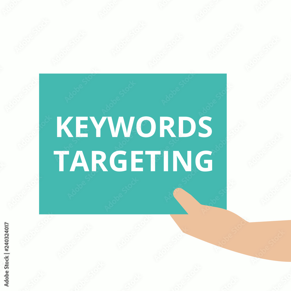 Word writing text Keywords Targeting. Word writing text Keywords Targeting.