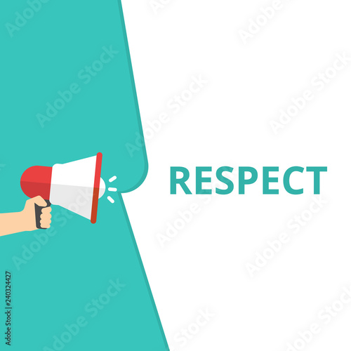 Word writing text Respect.