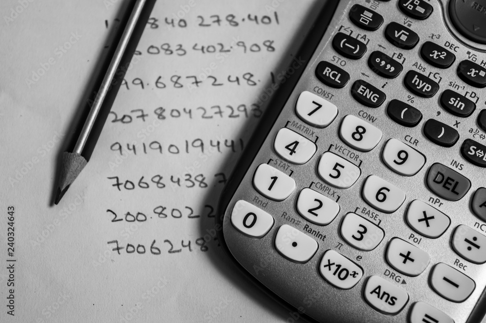 Accounting with a pencil and a calculator Accounting with a pencil and a calculator