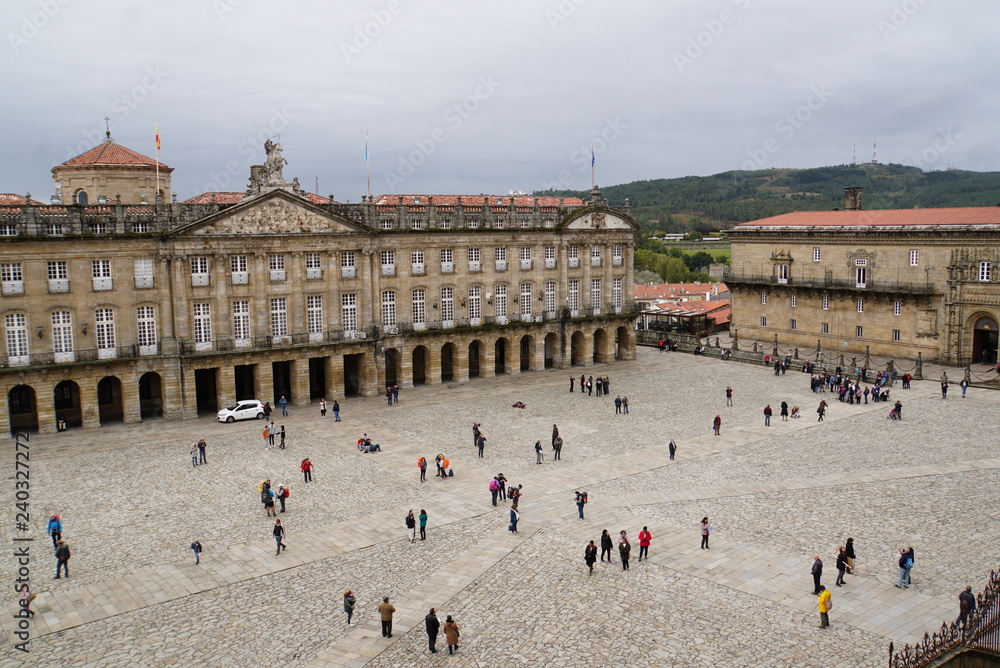 View from Santiago de Compostela Cathedral - Spain