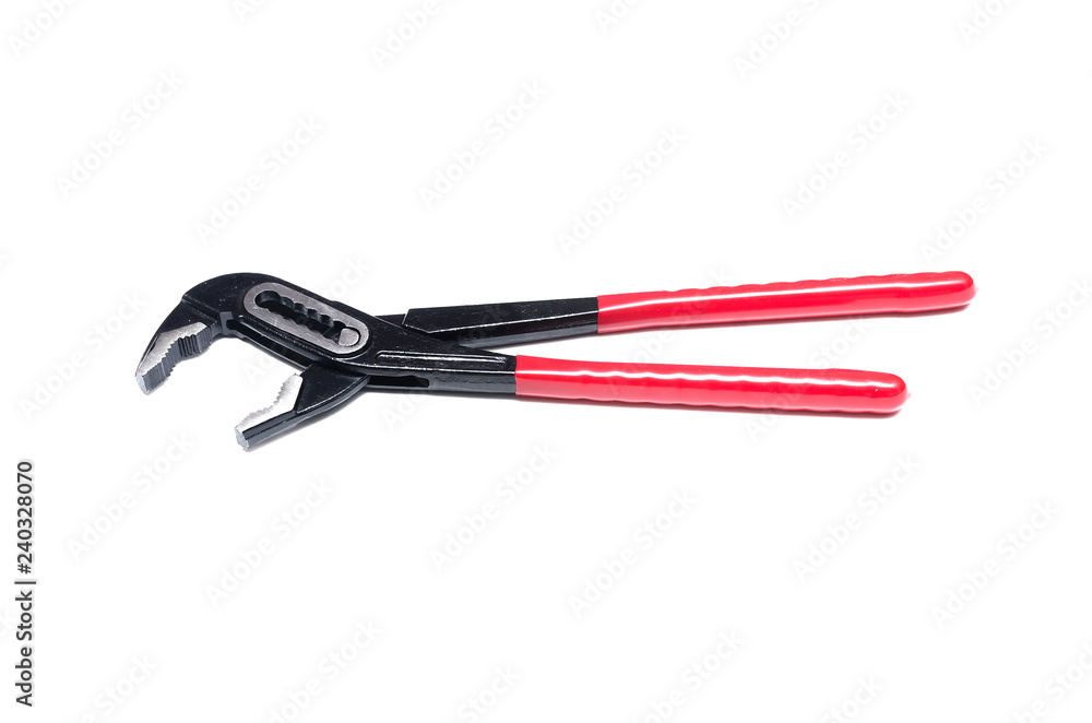 Adjustable wrench isolated on a white background. Adjustable wrench isolated on a white background.