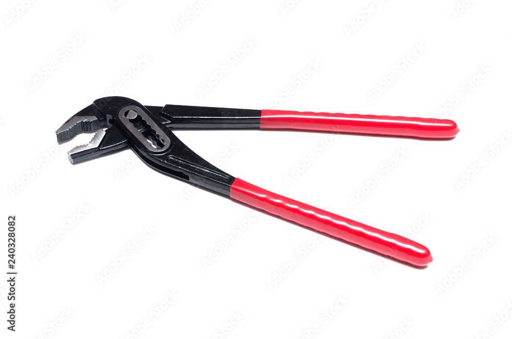 Adjustable wrench isolated on a white background. Adjustable wrench isolated on a white background.