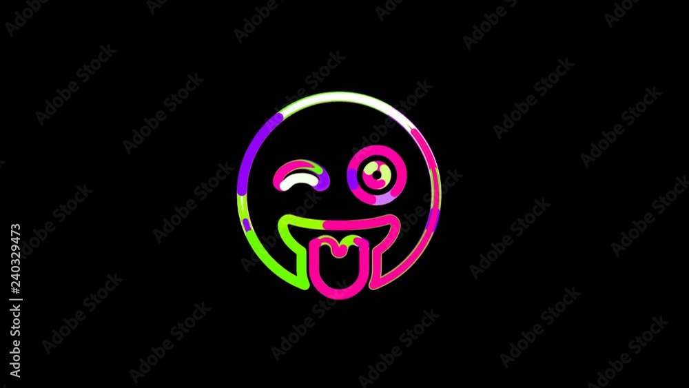 Circles gather in symbol grin tongue wink. After it crumbles in a line and moves to the camera. Alpha channel black Circles gather in symbol grin tongue wink. After it crumbles in a line and moves to the camera. Alpha channel black