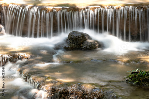 waterfall in rainforest