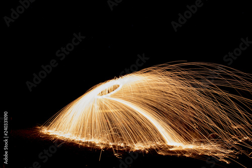 steel wool stock photo awesome reflection