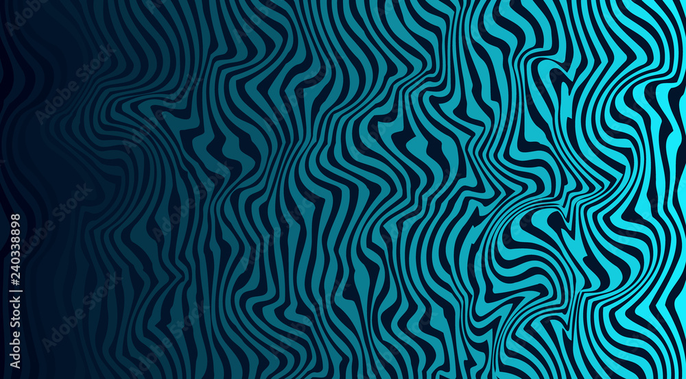 Abstract pattern of wavy lines with a beautiful gradient Abstract pattern of wavy lines with a beautiful gradient