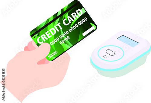 Payment of electronic money by Simple Credit card 