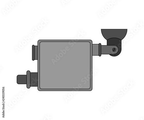 Vape Smoking pipe Electronic cigarette. Vector illustration