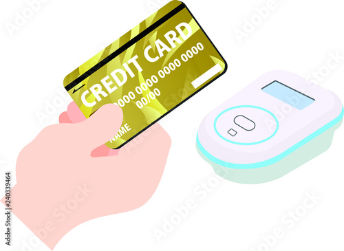 Payment of electronic money by Simple Credit card 