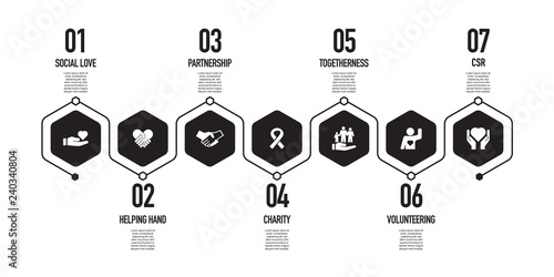 CHARITY INFOGRAPHIC CONCEPT