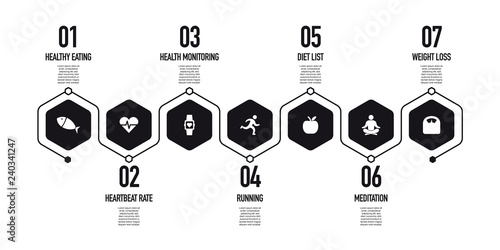 HEALTH AND FITNESS INFOGRAPHIC CONCEPT