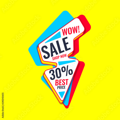 Vector banner best sale in bright, colorful style.