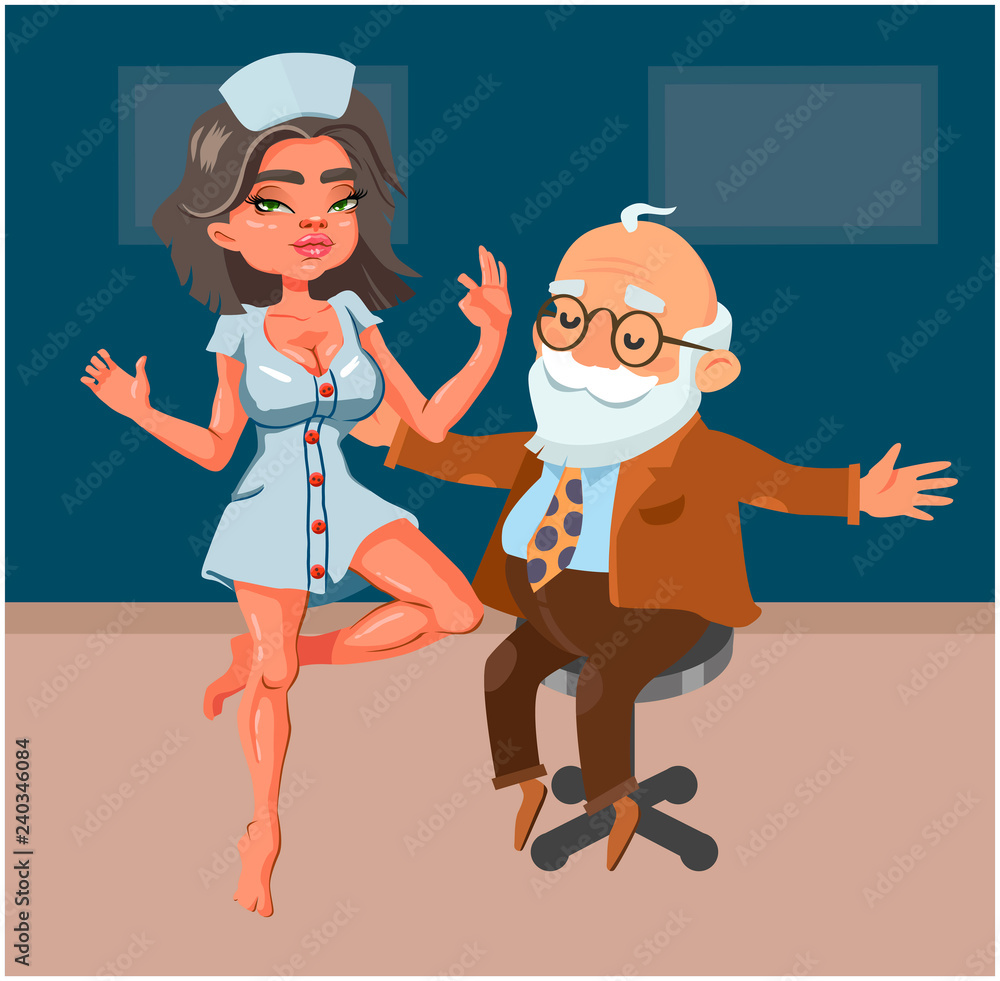 old man and his nurse