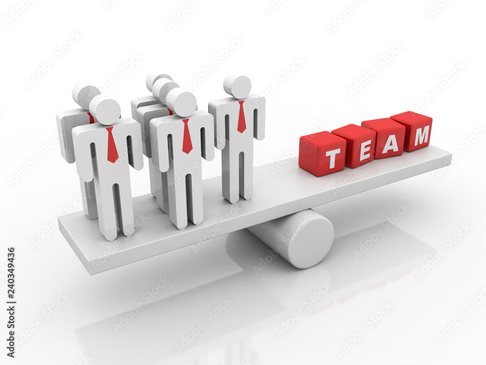 3d rendering business team 3d rendering business team