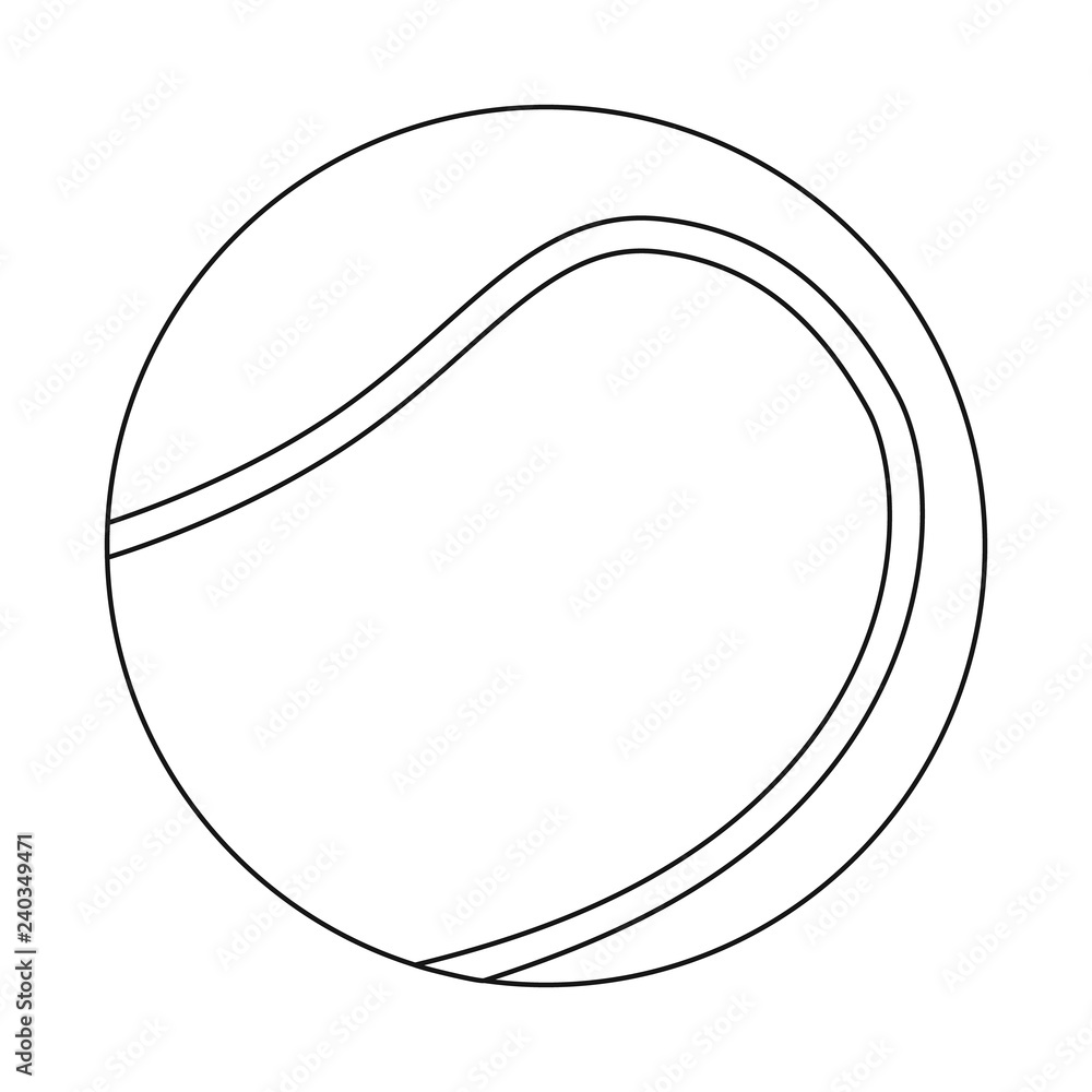 Isolated object of sport and ball icon. Set of sport and athletic stock vector illustration. Isolated object of sport and ball icon. Set of sport and athletic stock vector illustration.