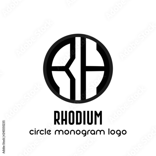 Emblema logo identità monogramma logotipo business simbolo astratto segno
