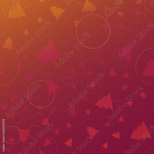New Year and Christmas Background. Vector Illustration.