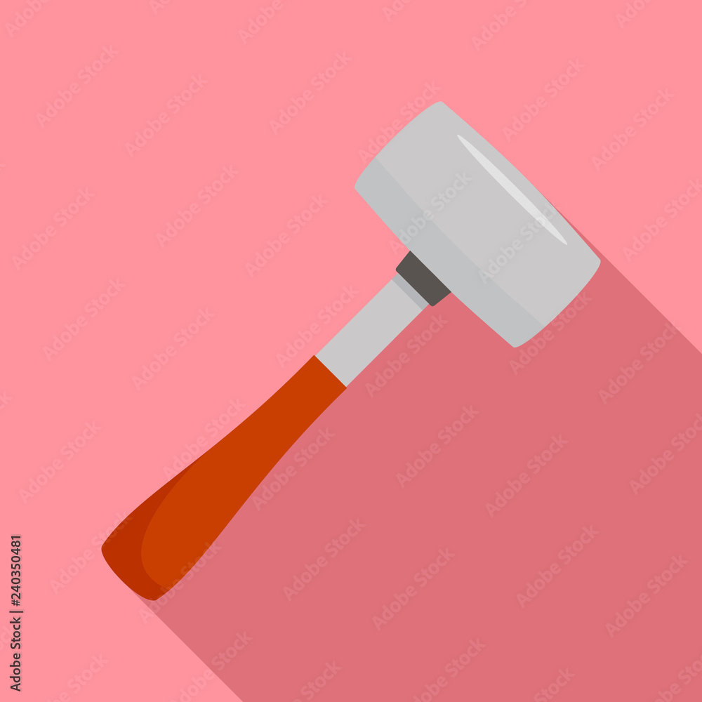 Sledge hammer icon. Flat illustration of sledge hammer vector icon for web design Sledge hammer icon. Flat illustration of sledge hammer vector icon for web design