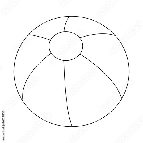 Isolated object of sport and ball logo. Collection of sport and athletic stock vector illustration.