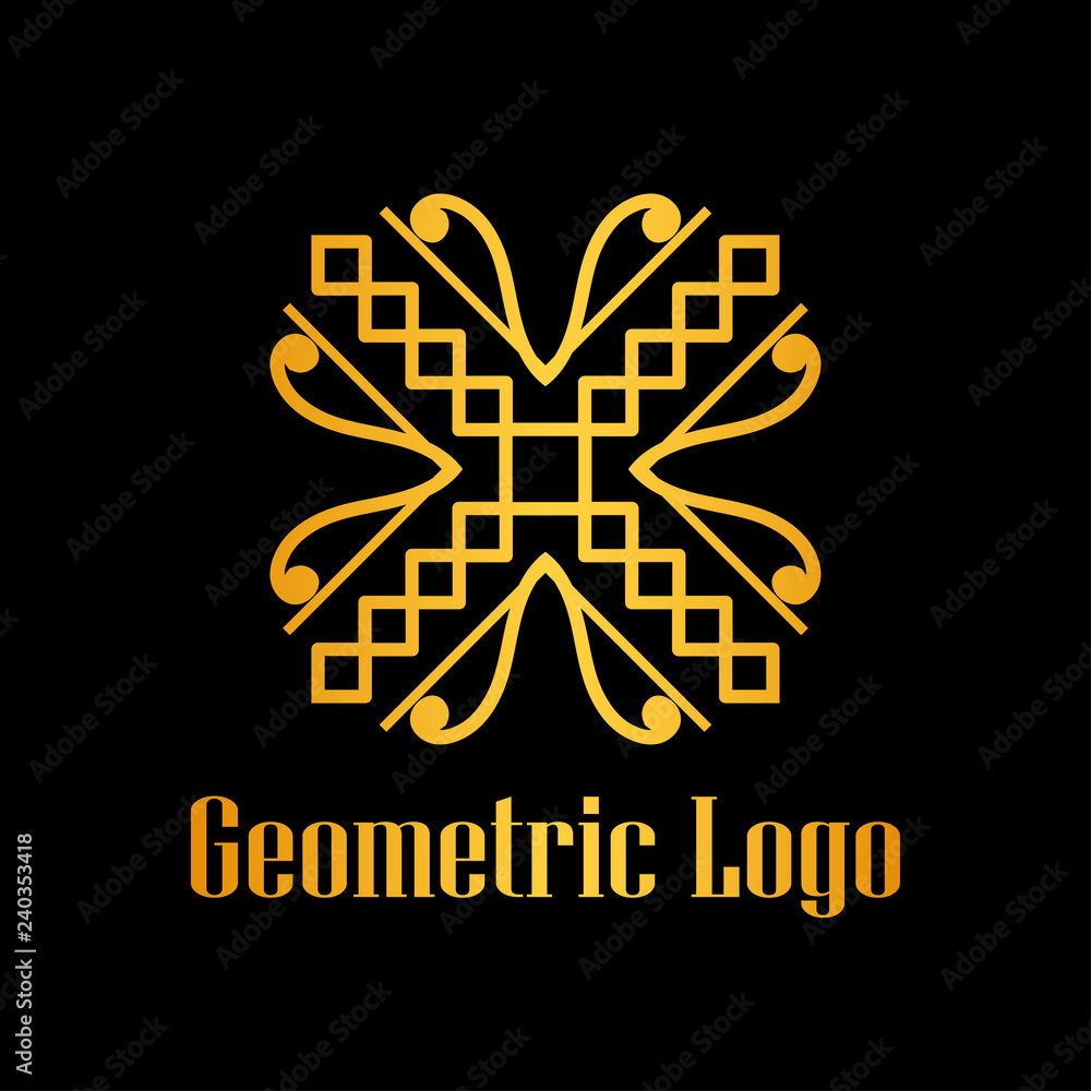 Art Deco Golden Logo Art Deco Golden Logo
