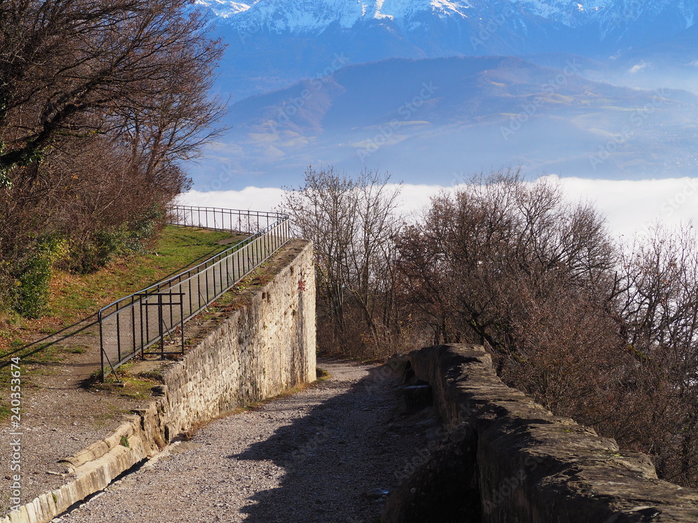 Fototapeta premium Pathway in the Chartreuse mountain