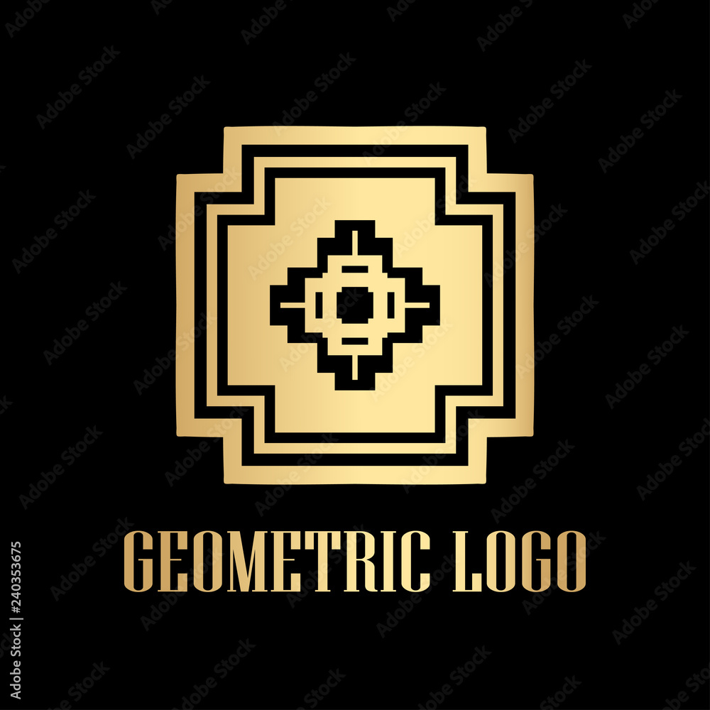 Art Deco Golden Logo Art Deco Golden Logo