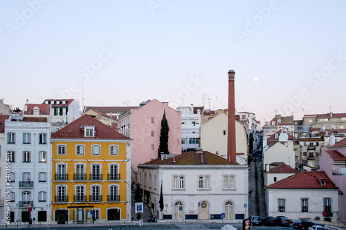 Typical portuguese houses in Lisbon photo