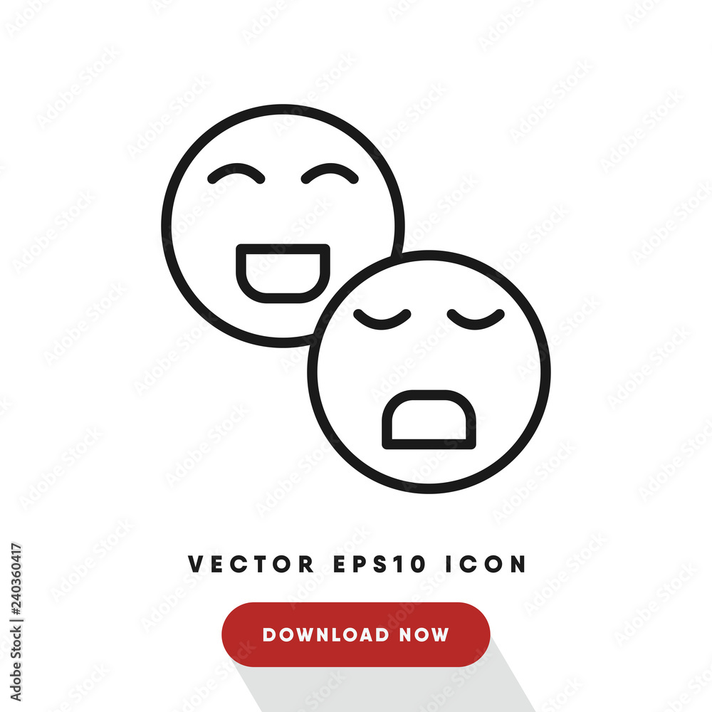 Fototapeta premium Feelings vector icon