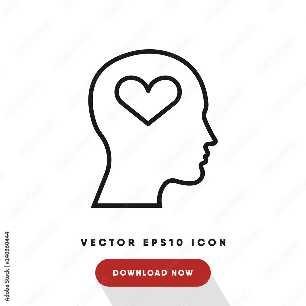 In love vector icon